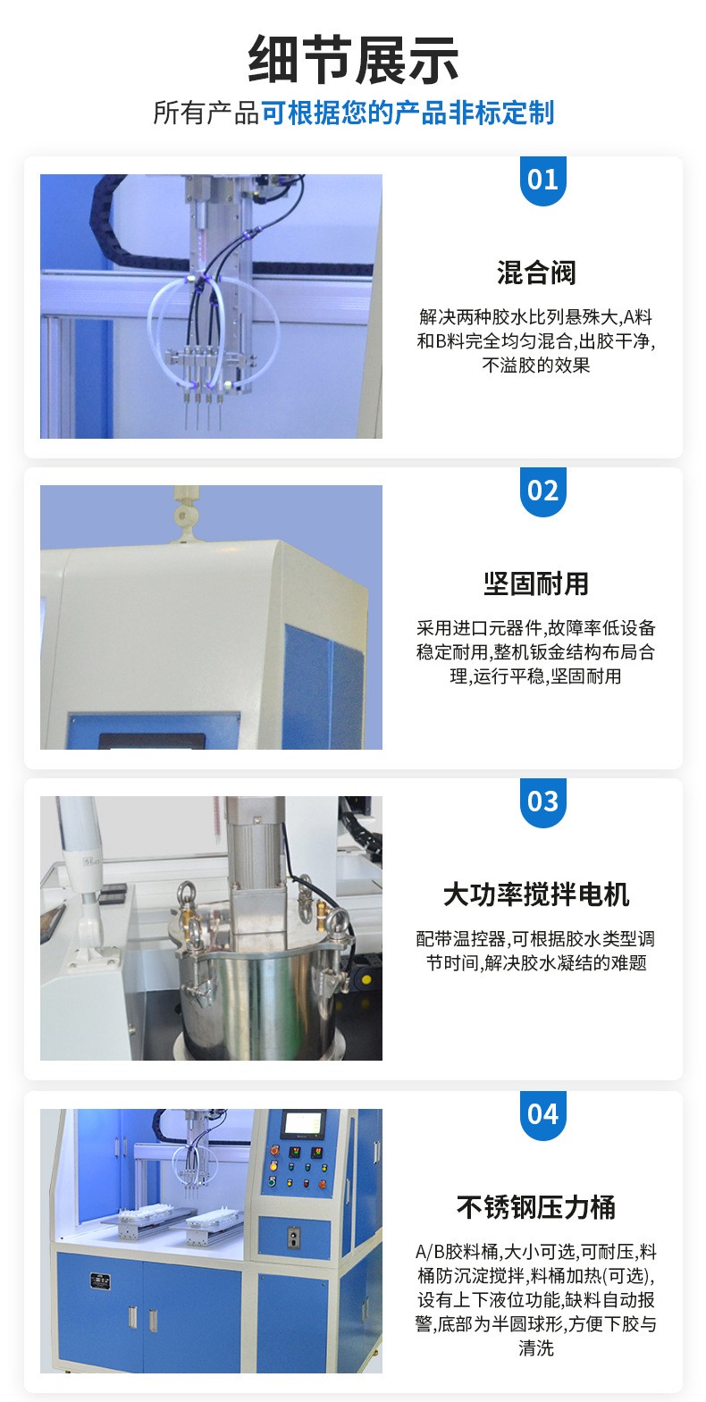 全自动灌胶机WT-4046-A细节
